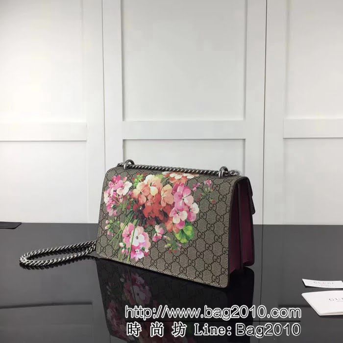 GUCCI古馳原單 新款專櫃品質高仿原單花膠卡其實物實拍 400249單肩斜挎包 HY1031